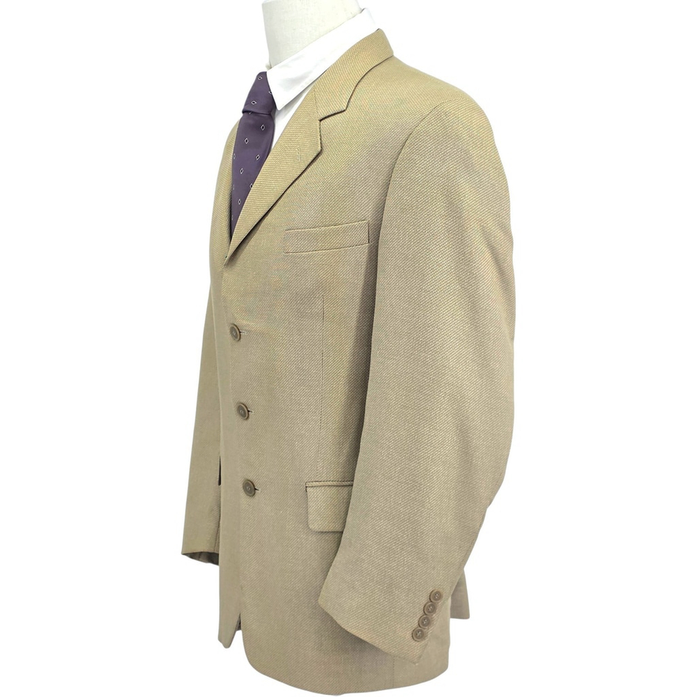 Quiet Luxury Gianfranco Ruffini Blazer Men 40R Tan Italian Tailored Jacket - Picture 2 of 16